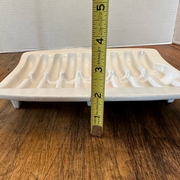 Vintage Ceramic Asparagus Tray or Roasting Dish - White, Vintage - Made in Japan - Picture 7 of 7